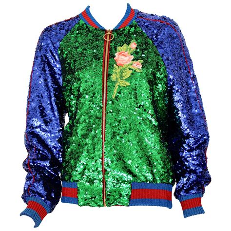 gucci sequin jacket|gucci cropped jacket.